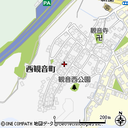 山口県下関市西観音町周辺の地図