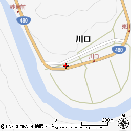 和歌山県有田郡有田川町川口3周辺の地図
