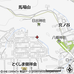 徳島県徳島市八万町馬場山32周辺の地図