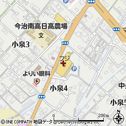 フジ今治店周辺の地図