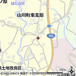 徳島県吉野川市山川町東麦原132周辺の地図