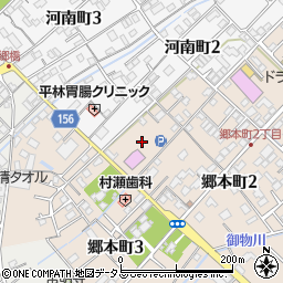 愛媛県今治市郷本町2丁目8周辺の地図