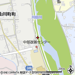 徳島県吉野川市山川町馬場崎周辺の地図