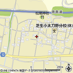 徳島県三好市三野町太刀野1070周辺の地図