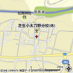 徳島県三好市三野町太刀野967周辺の地図