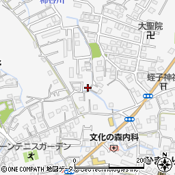 徳島県徳島市八万町柿谷142周辺の地図