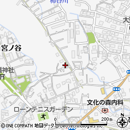 徳島県徳島市八万町柿谷4周辺の地図