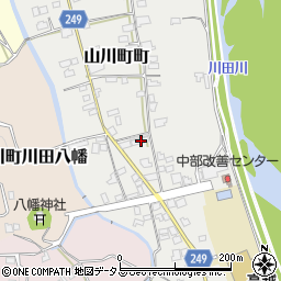 徳島県吉野川市山川町町272-1周辺の地図
