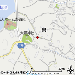 和歌山県有田郡有田川町奥164周辺の地図