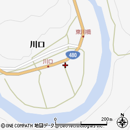 和歌山県有田郡有田川町川口82周辺の地図