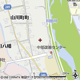 徳島県吉野川市山川町町周辺の地図