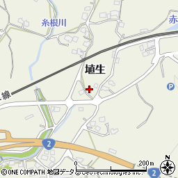 山口県山陽小野田市埴生2541周辺の地図