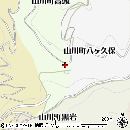 徳島県吉野川市山川町高頭周辺の地図