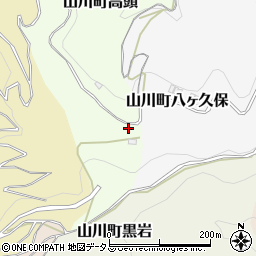 徳島県吉野川市山川町高頭周辺の地図