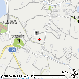 和歌山県有田郡有田川町奥150周辺の地図