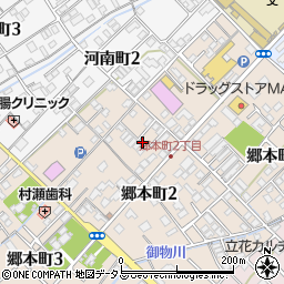 愛媛県今治市郷本町2丁目2周辺の地図