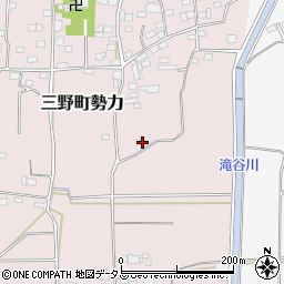 徳島県三好市三野町勢力312周辺の地図