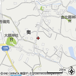 和歌山県有田郡有田川町奥955周辺の地図