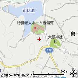 和歌山県有田郡有田川町奥218-3周辺の地図