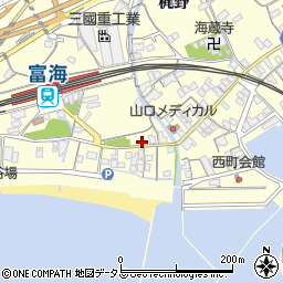 山口県防府市富海西ノ浜2504周辺の地図