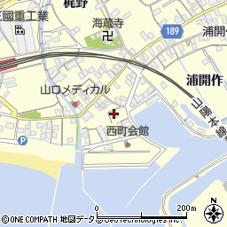 山口県防府市富海西町2547周辺の地図