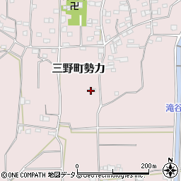 徳島県三好市三野町勢力394周辺の地図