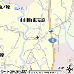 徳島県吉野川市山川町東麦原135周辺の地図