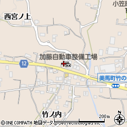 徳島県美馬市美馬町竹ノ内160周辺の地図