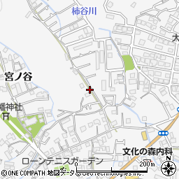 徳島県徳島市八万町柿谷7周辺の地図