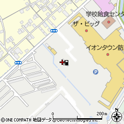 クスリ岩崎チェーン　イオンタウン防府店周辺の地図