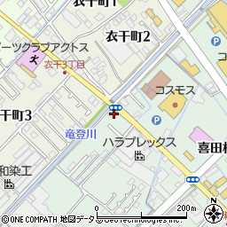 カレーハウスＣｏＣｏ壱番屋今治喜田村店周辺の地図