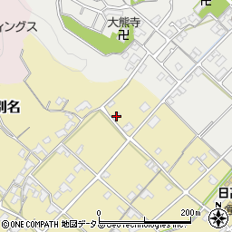 愛媛県今治市別名663周辺の地図