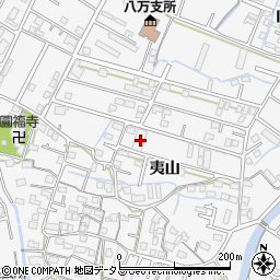 徳島県徳島市八万町夷山250-1周辺の地図