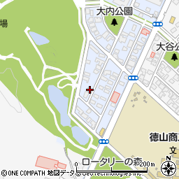 山口県周南市大内町12-18周辺の地図