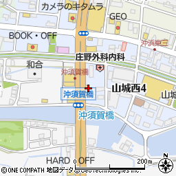 鎌倉パスタ 徳島山城店周辺の地図
