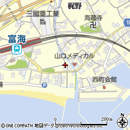 山口県防府市富海西ノ浜2501周辺の地図