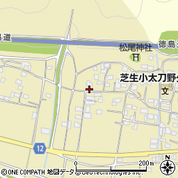徳島県三好市三野町太刀野1077周辺の地図