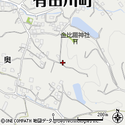 和歌山県有田郡有田川町奥939周辺の地図