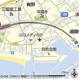 山口県防府市富海西町2531周辺の地図