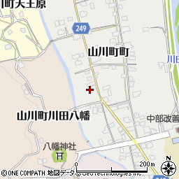 徳島県吉野川市山川町町292周辺の地図