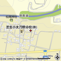 徳島県三好市三野町太刀野975周辺の地図