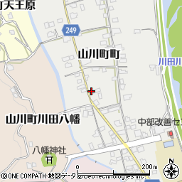 徳島県吉野川市山川町町188周辺の地図
