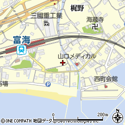 山口県防府市富海西ノ浜2514周辺の地図