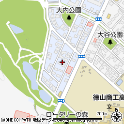 山口県周南市大内町11周辺の地図