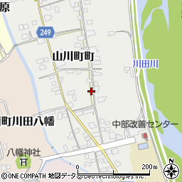 徳島県吉野川市山川町町255周辺の地図