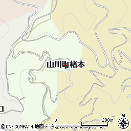 徳島県吉野川市山川町楮本周辺の地図