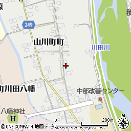徳島県吉野川市山川町町258周辺の地図