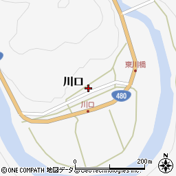 和歌山県有田郡有田川町川口211周辺の地図