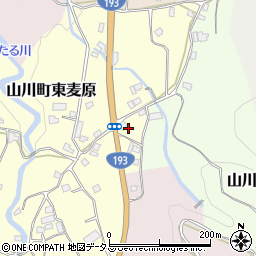 徳島県吉野川市山川町東麦原209周辺の地図