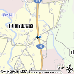 徳島県吉野川市山川町東麦原211周辺の地図